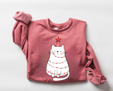 Cat Christmas Sweatshirts Hippo Boutique