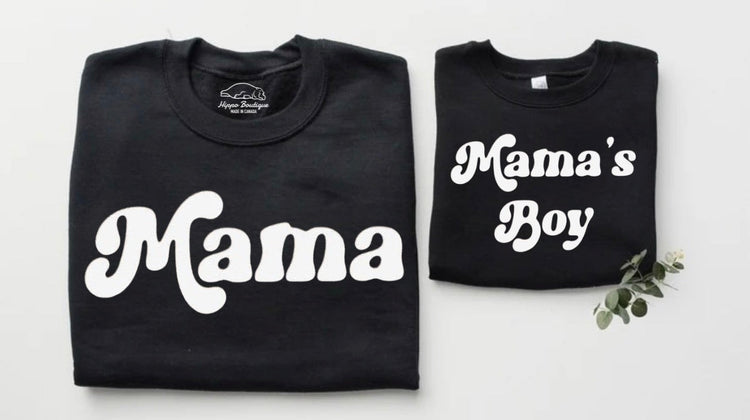 Mama & Mama’s Girl Matching Sweatshirts Hippo Boutique