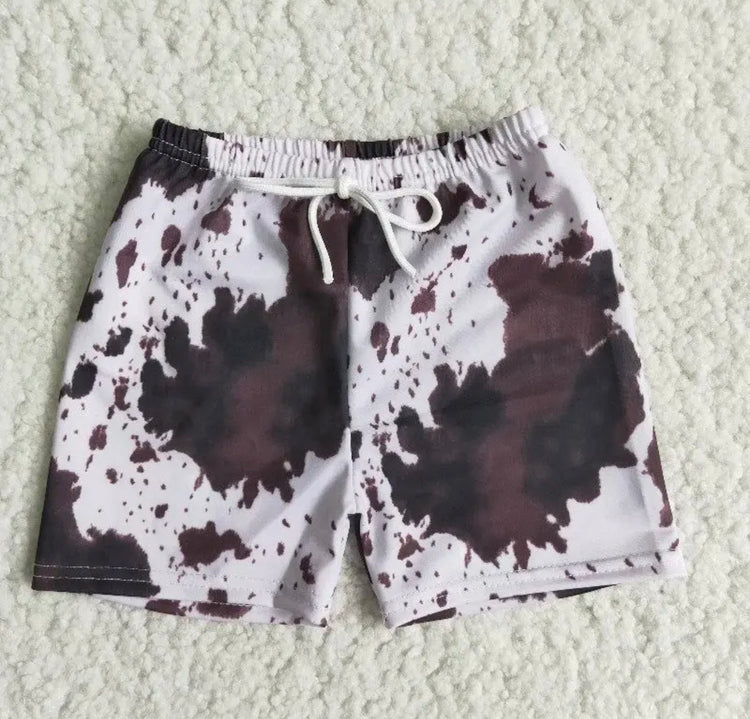 Cow Print Swimming Trucks Hippo Boutique