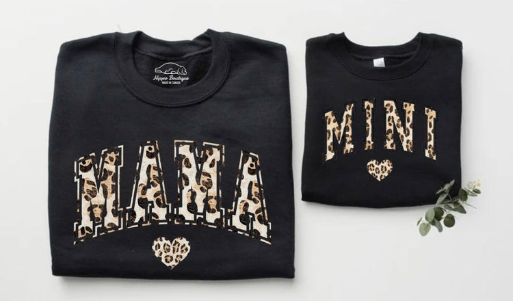 Pink Lightning Mama & Mama’s Girl Mama & Mini Matching Sweatshirts Hippo Boutique