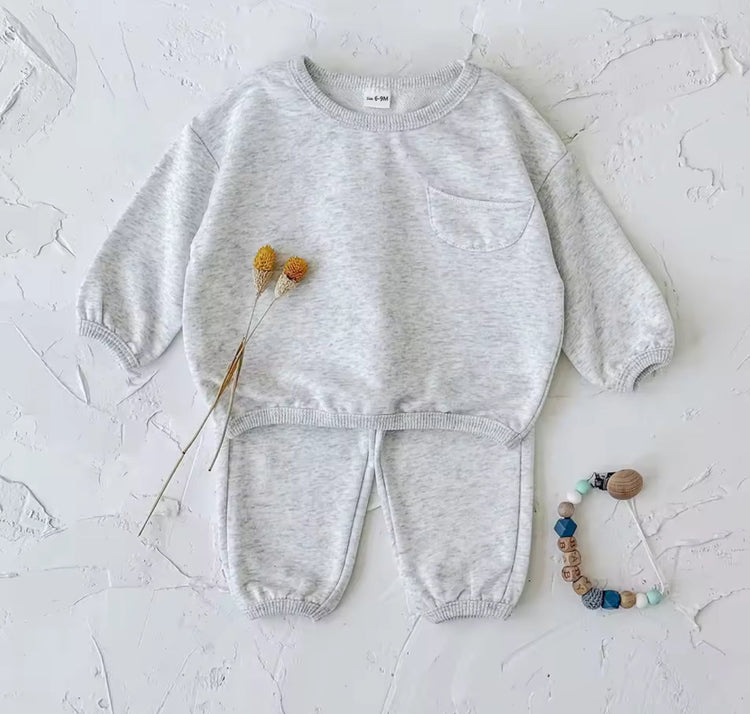 Baby & Toddler Sweatshirt & Joggers Set Hippo Boutique