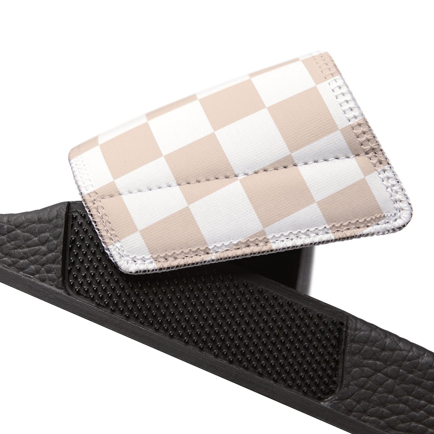 Brown Checkered Sandals Hippo Boutique