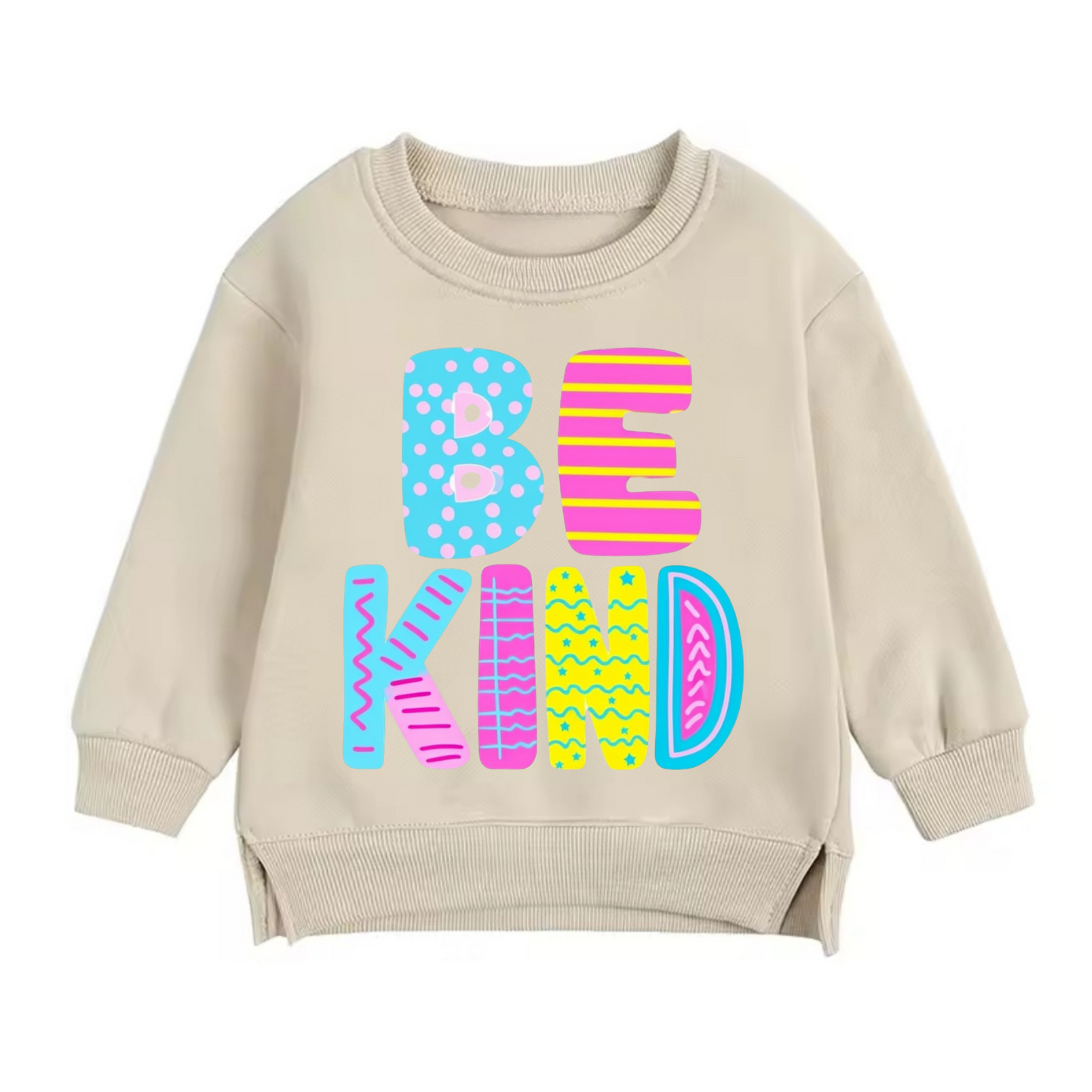 Be Kind Toddler & Baby Sweatshirt Hippo Boutique