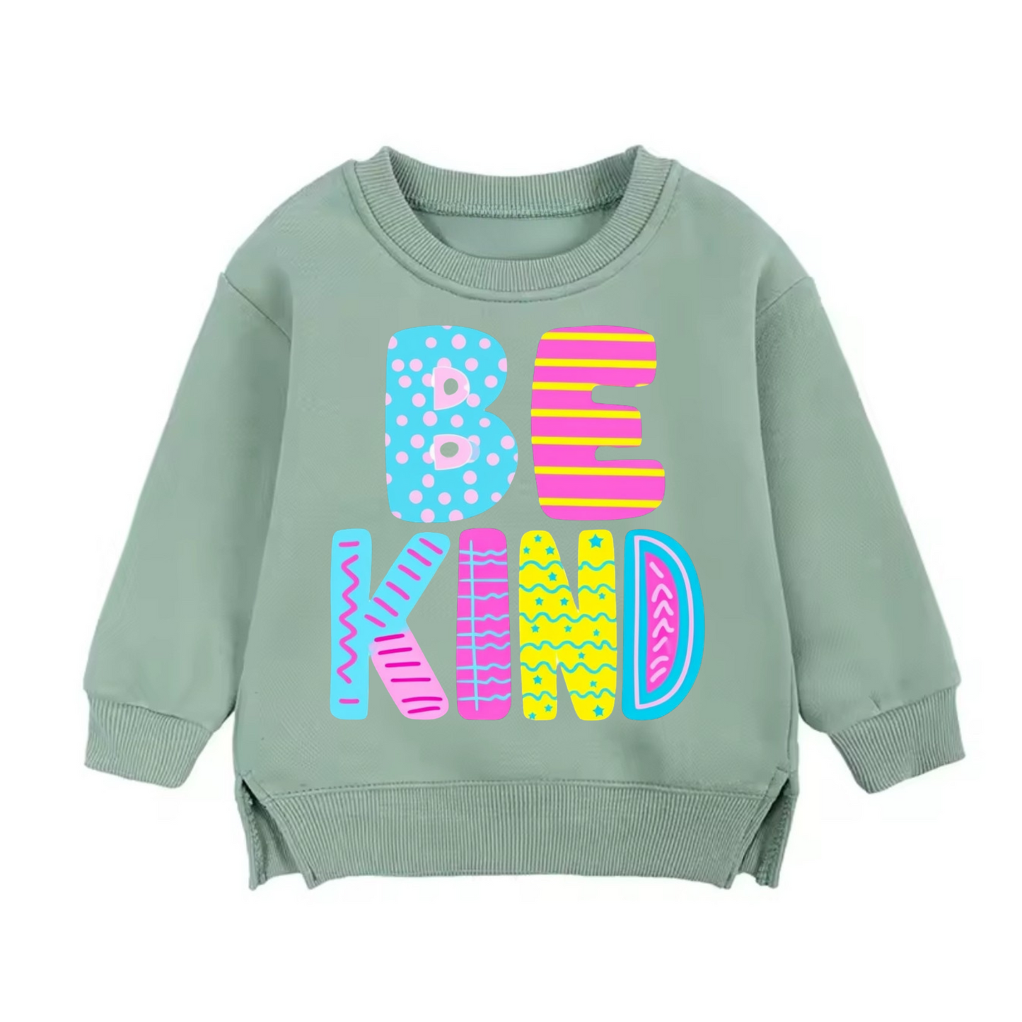 Be Kind Toddler & Baby Sweatshirt Hippo Boutique