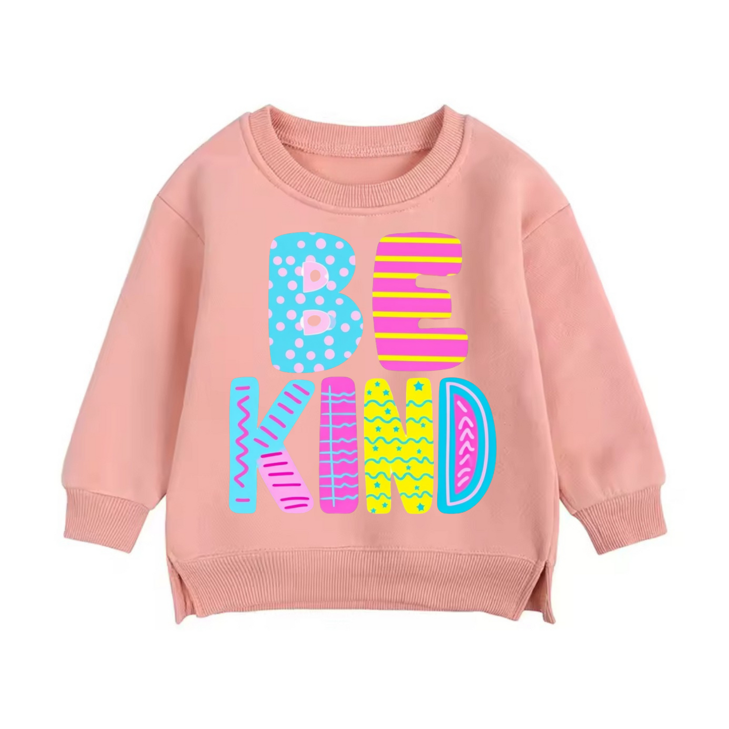 Be Kind Toddler & Baby Sweatshirt Hippo Boutique
