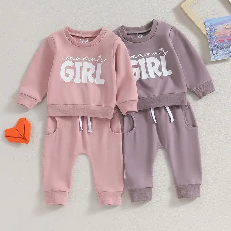 Mama’s Girl Baby & Toddler Outfit Hippo Boutique
