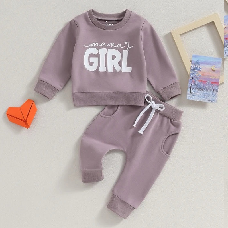 Mama’s Girl Baby & Toddler Outfit Hippo Boutique