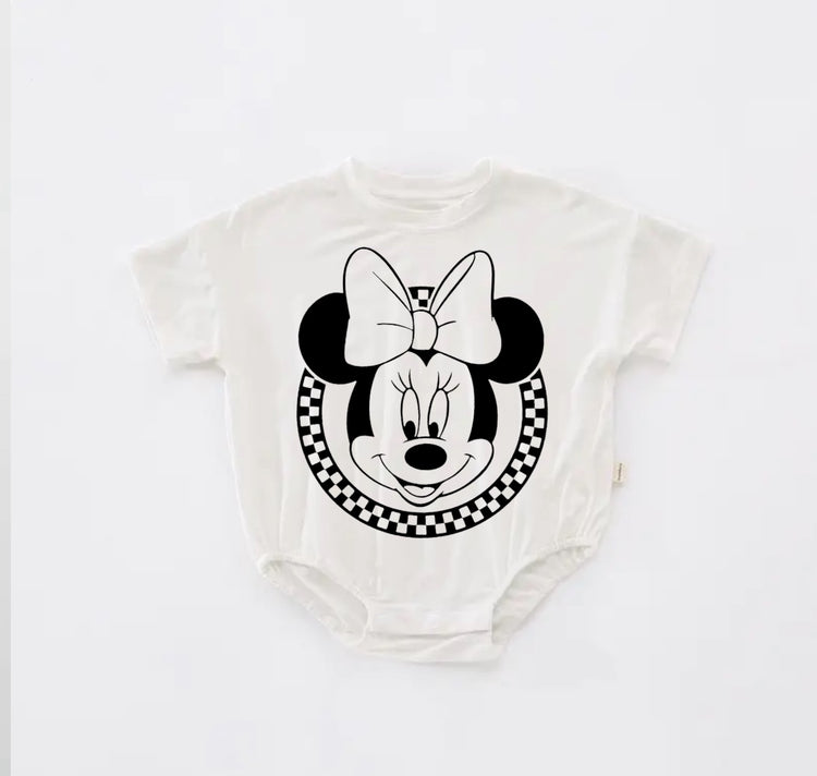 Mouse Baby t-shirt bubble Romper Hippo Boutique