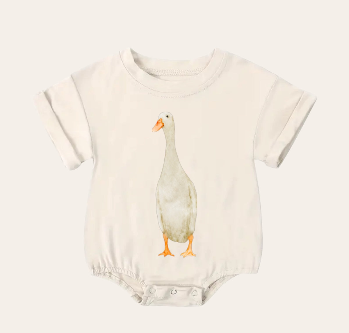 Goose Baby t-shirt Bubble Romper Hippo Boutique