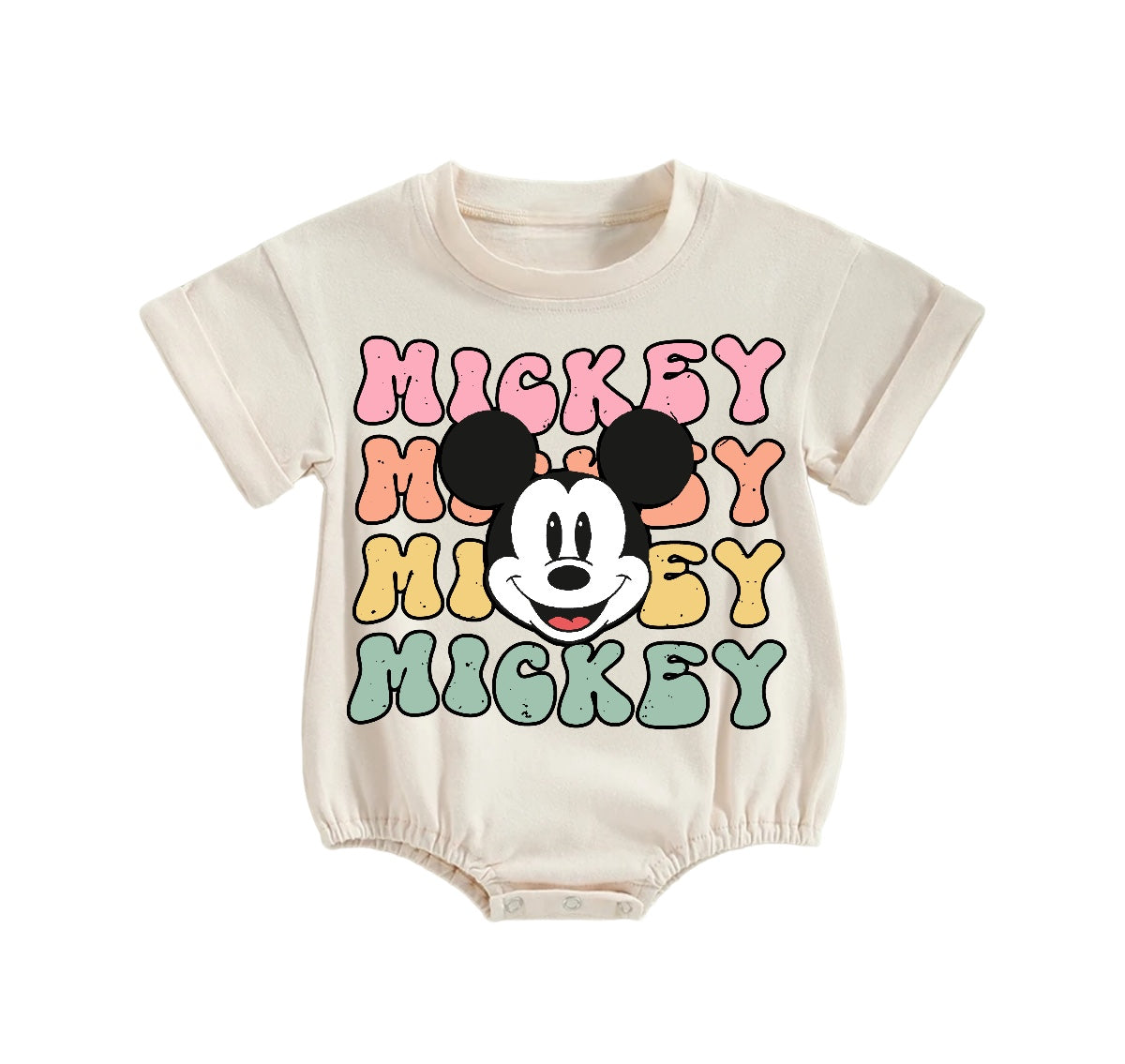 Mouse Baby t-shirt bubble Romper Hippo Boutique