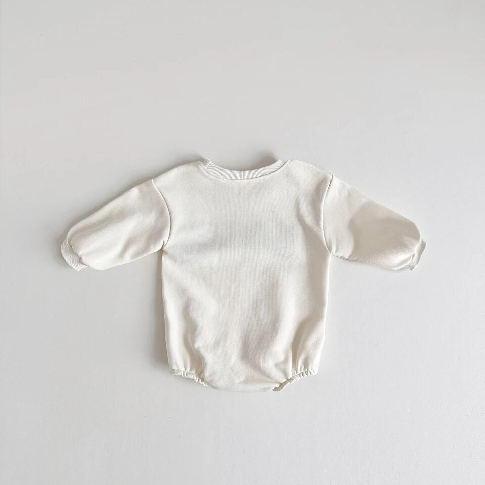 Love Sweatshirt Romper Hippo Boutique