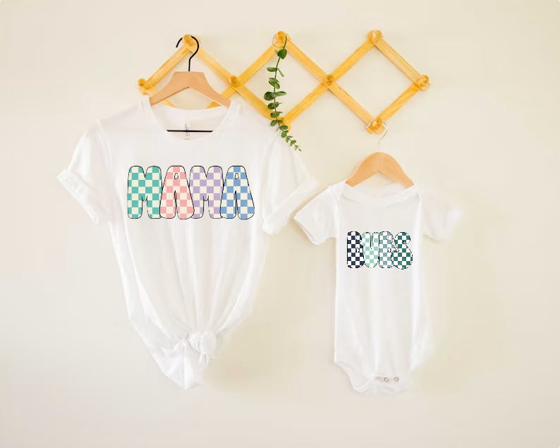 Checkered Mama T-Shirts Hippo Boutique