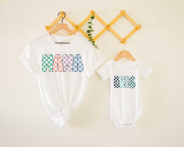 Checkered Mama T-Shirts Hippo Boutique