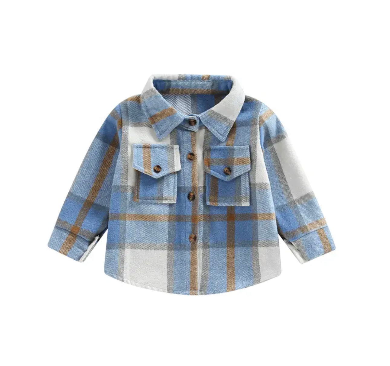 Button Up Plaid Jacket Hippo Boutique