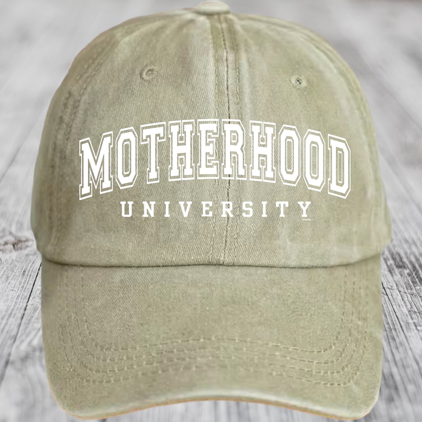 Motherhood University Vintage Baseball Cap Hippo Boutique