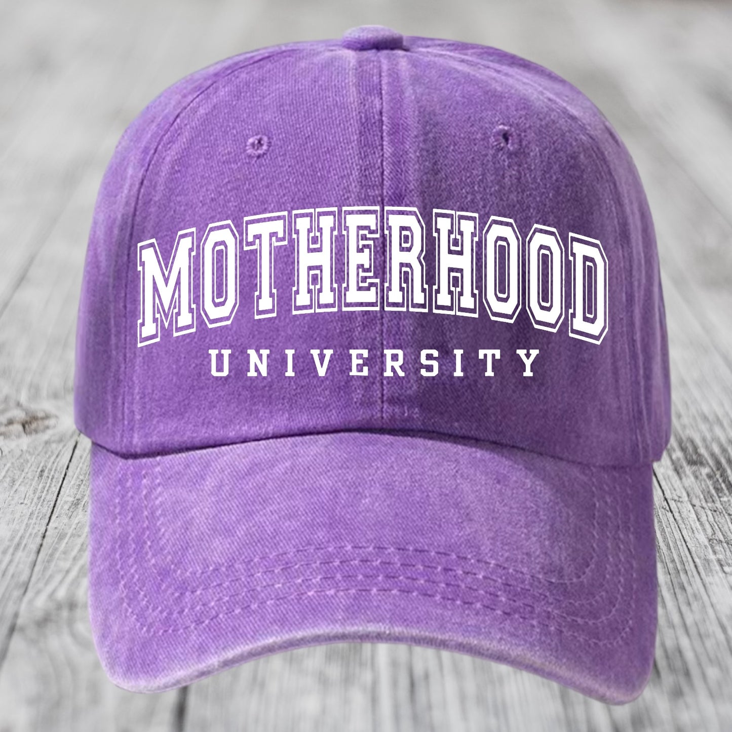 Motherhood University Vintage Baseball Cap Hippo Boutique