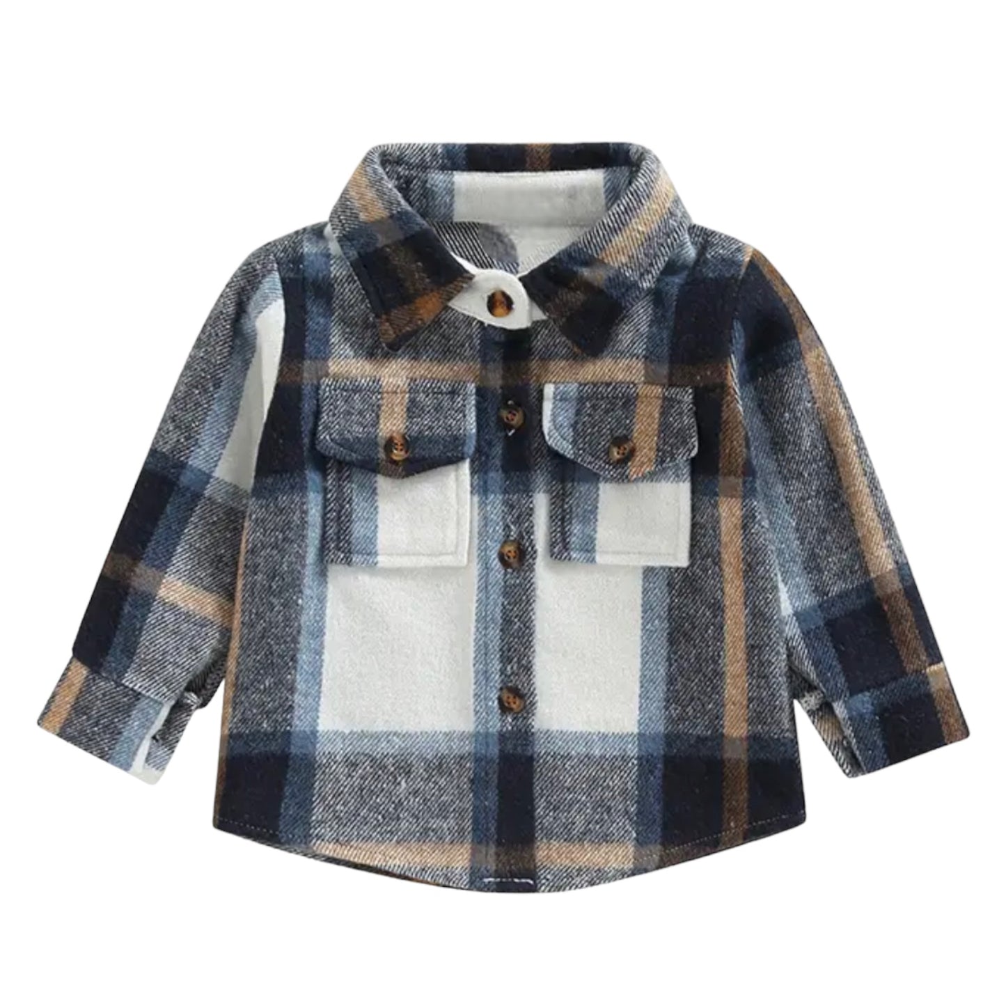 Button Up Plaid Jacket Hippo Boutique
