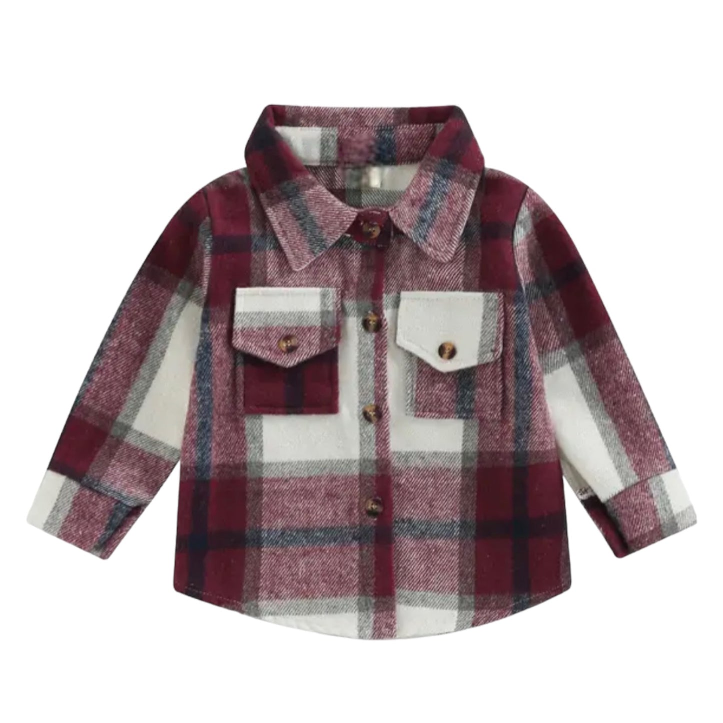 Button Up Plaid Jacket Hippo Boutique