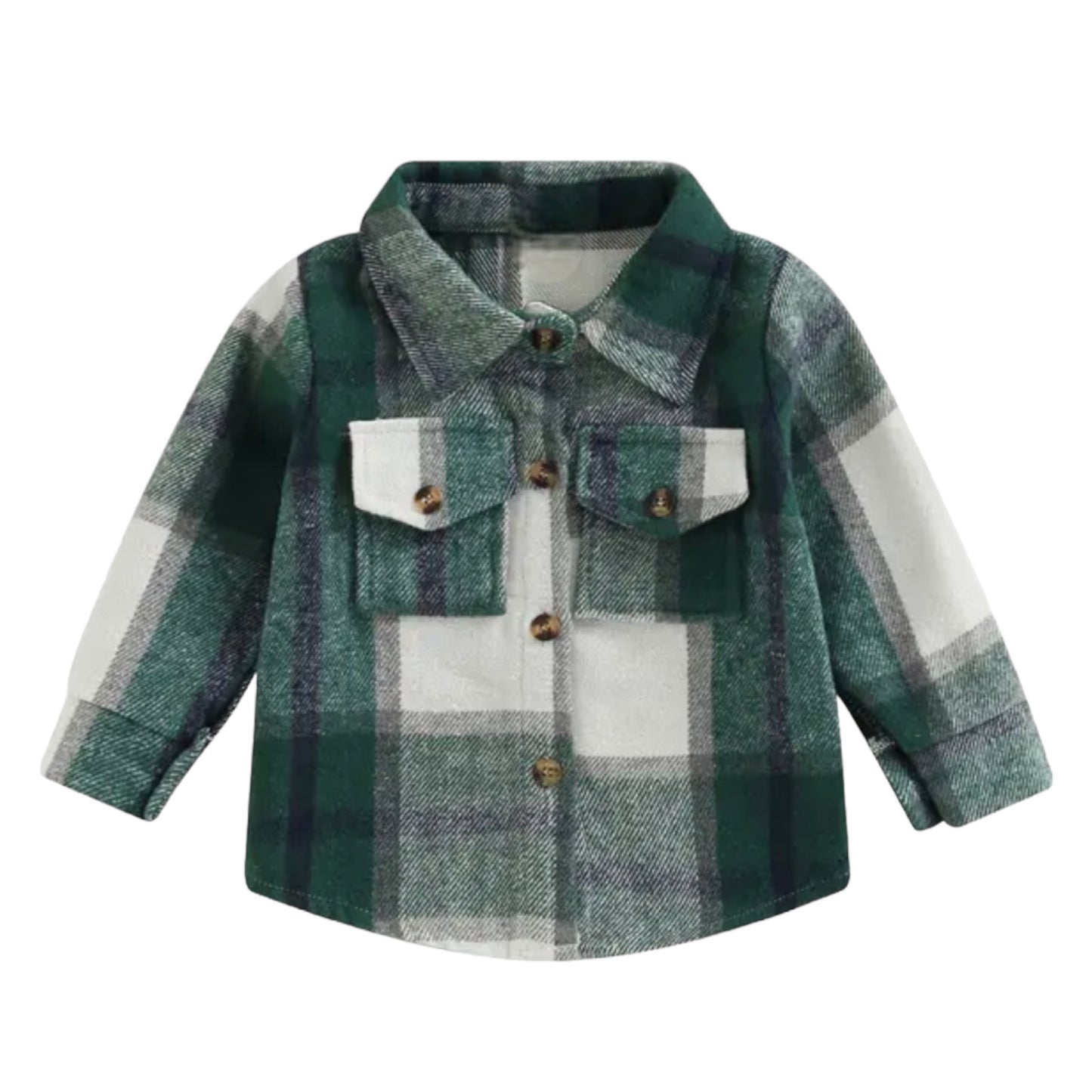 Button Up Plaid Jacket Hippo Boutique