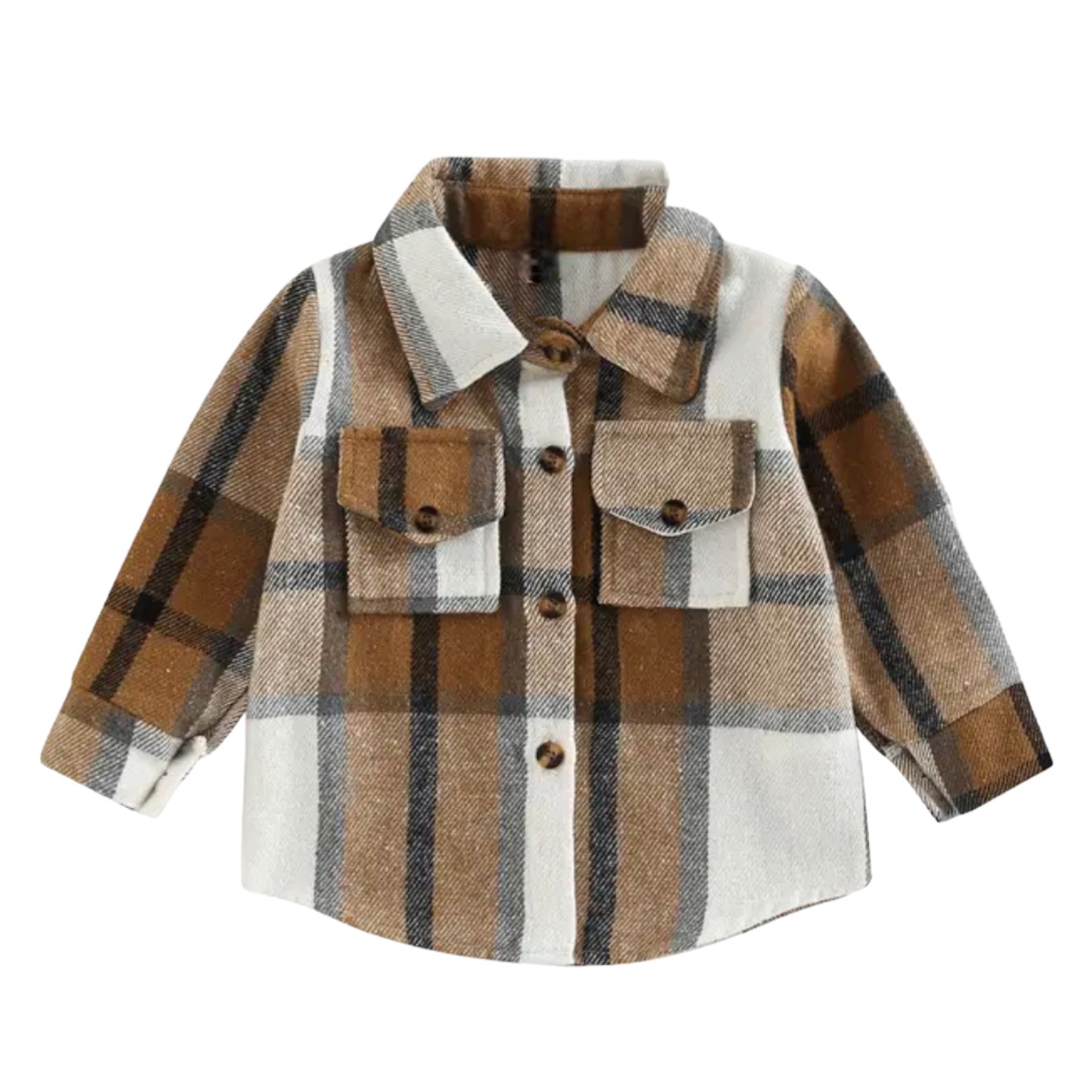 Button Up Plaid Jacket Hippo Boutique