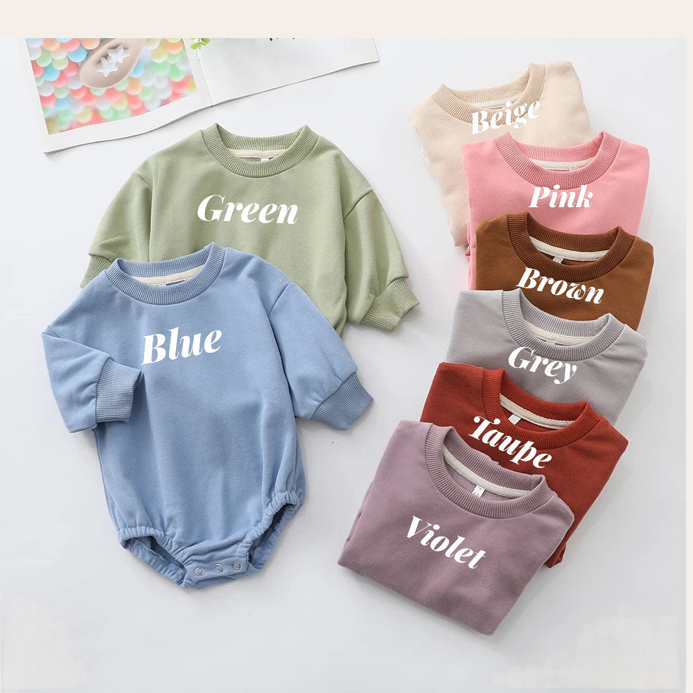 Goats Baby Sweatshirt Romper, baby romper, baby clothes, baby girl, baby boy, baby gift, newborn gift, western baby