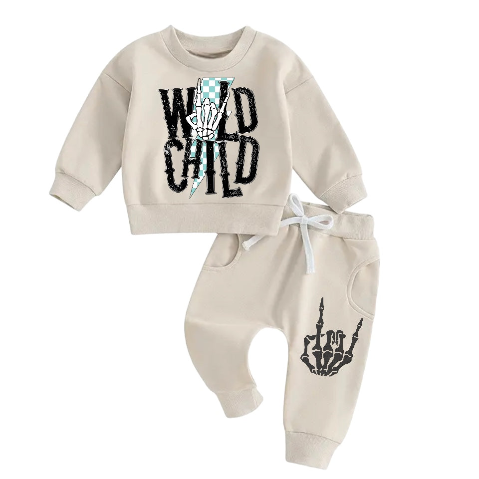 Wild Child Sweatshirt & Pants Set Hippo Boutique