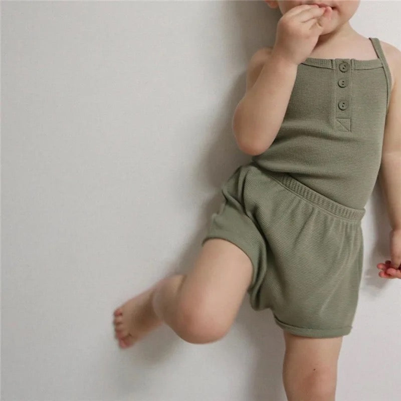 Tank & Bummies Set Hippo Boutique
