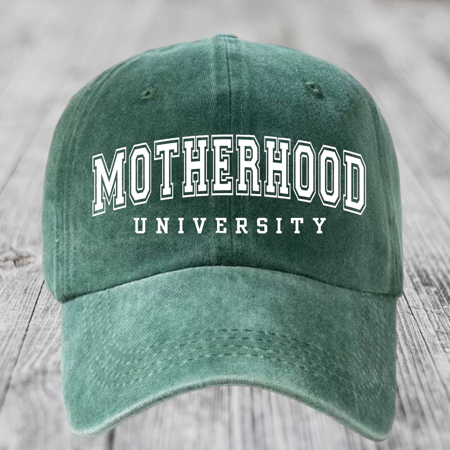 Motherhood University Vintage Baseball Cap Hippo Boutique