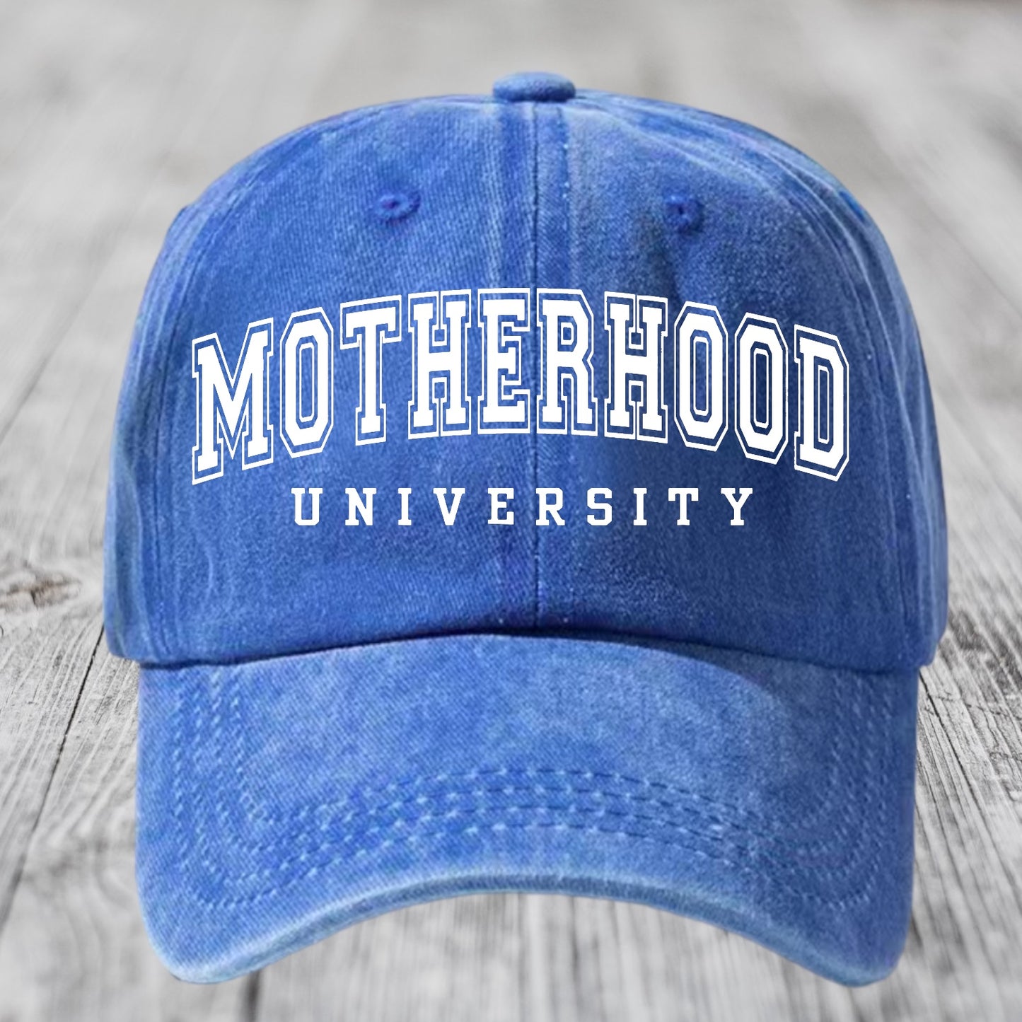 Motherhood University Vintage Baseball Cap Hippo Boutique