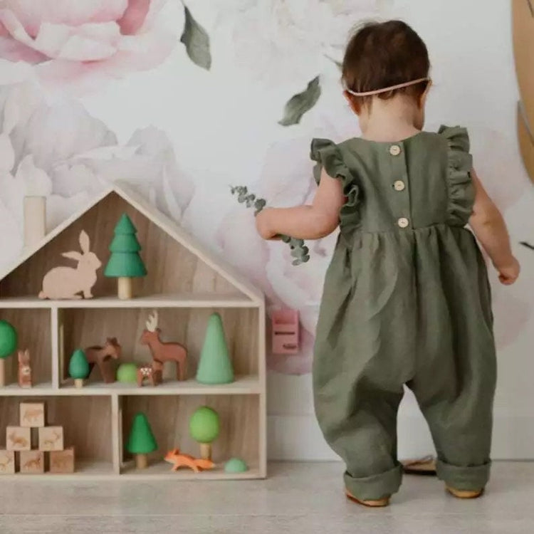 Sleeveless Ruffled Jumpsuit - Hippo Boutique