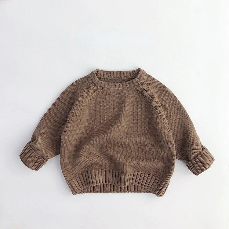 Cotton knit Baby and kids fall sweater/baby sweatshirt/baby gift/baby shower/baby clothes/knit sweater/kids/toddler/crewneck