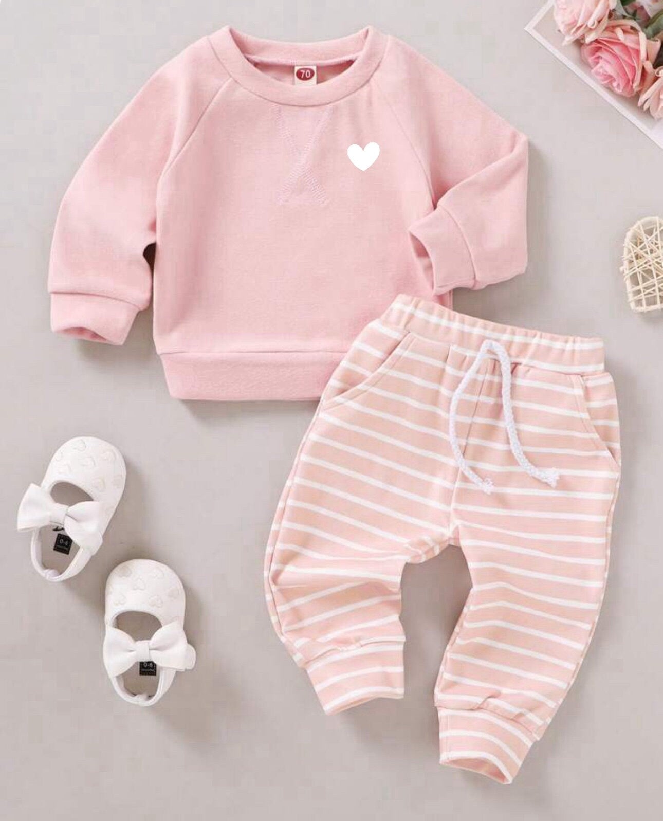 Pink on sale baby outfits