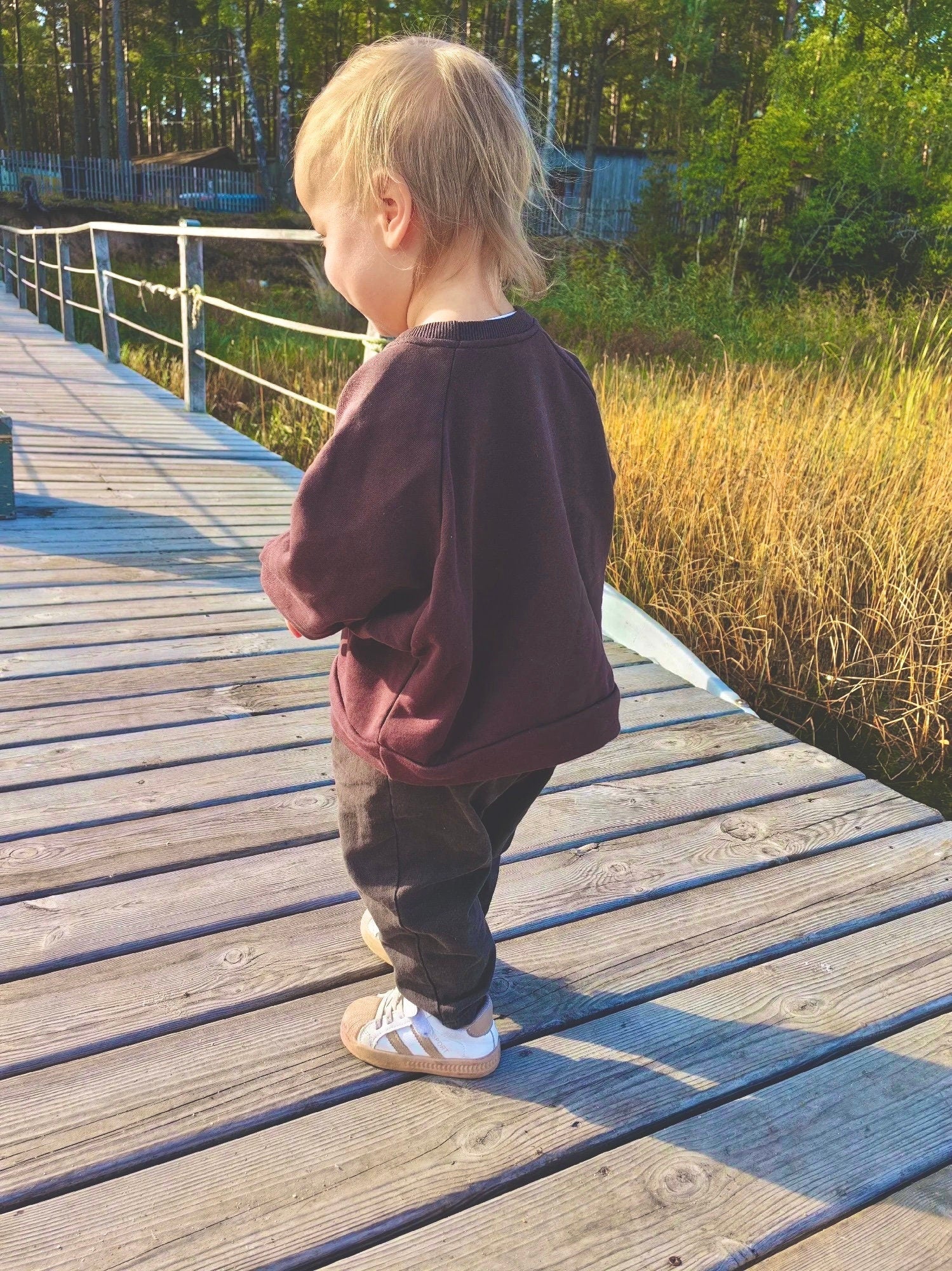 Retro smile Baby & Toddler Oversized Cotton Sweatshirts, kids clothes, crewneck sweatshirt, toddler clothes, baby gift, baby boy, baby girl