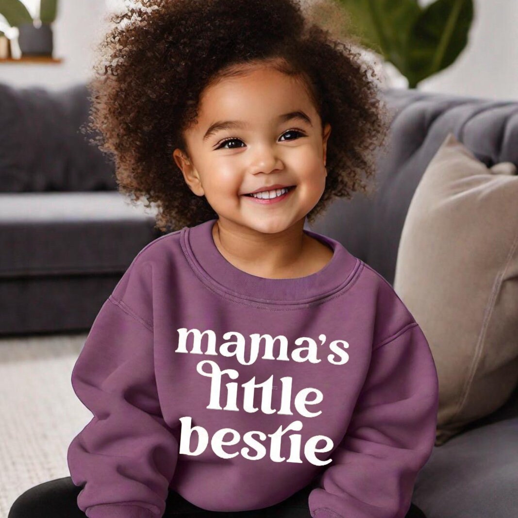 Bestie Toddler Baby cotton oversized Sweatshirts / kids clothes / crewneck / baby girl / sweater / baby sweatshirt / baby gift baby boy
