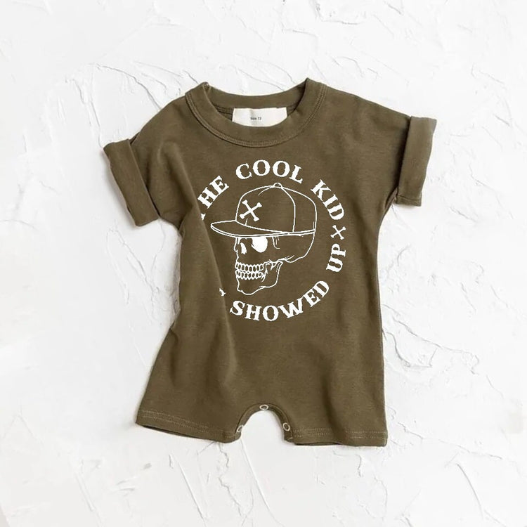 Baby boy ROMPER bodysuit, baby boy tshirt, newborn, cotton clothes, baby boy onesie, infant, cool kid, baby announcement, baby boy gift,