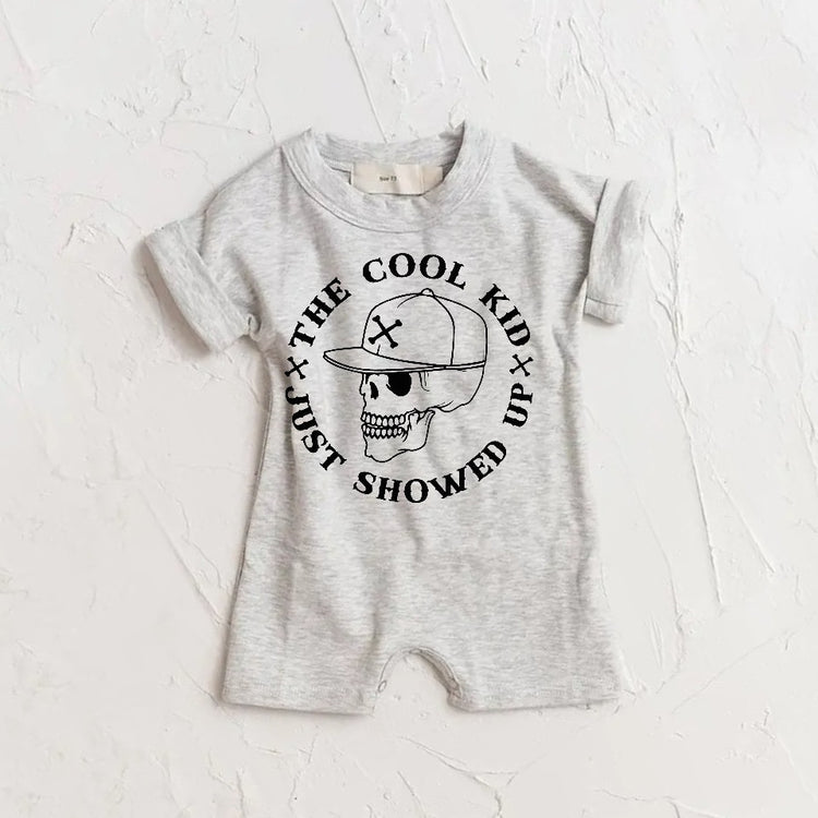 Baby boy ROMPER bodysuit, baby boy tshirt, newborn, cotton clothes, baby boy onesie, infant, cool kid, baby announcement, baby boy gift,