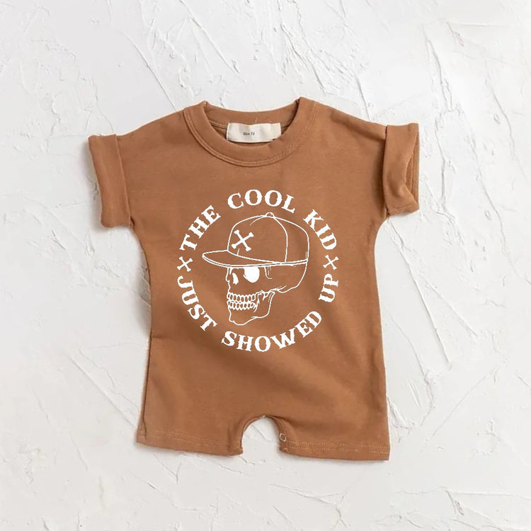 Baby boy ROMPER bodysuit, baby boy tshirt, newborn, cotton clothes, baby boy onesie, infant, cool kid, baby announcement, baby boy gift,