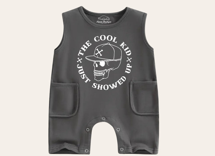 Cool kid baby romper bodysuit, baby boy, baby boy gift, cotton clothes, infant, baby gift / newborn / new baby / baby girl outfit
