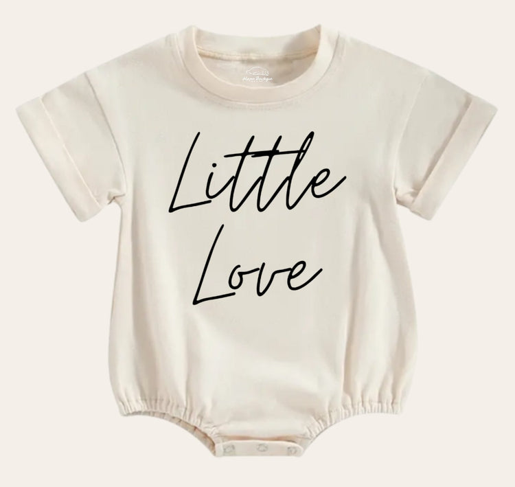 Little love Newborn baby and toddler ROMPER bodysuit, Crewneck, summer wear, cotton clothes SOFT , infant, baby girl gift / baby boy gift /