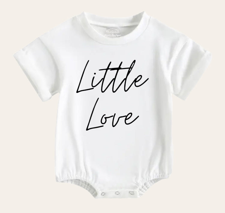 Little love Newborn baby and toddler ROMPER bodysuit, Crewneck, summer wear, cotton clothes SOFT , infant, baby girl gift / baby boy gift /