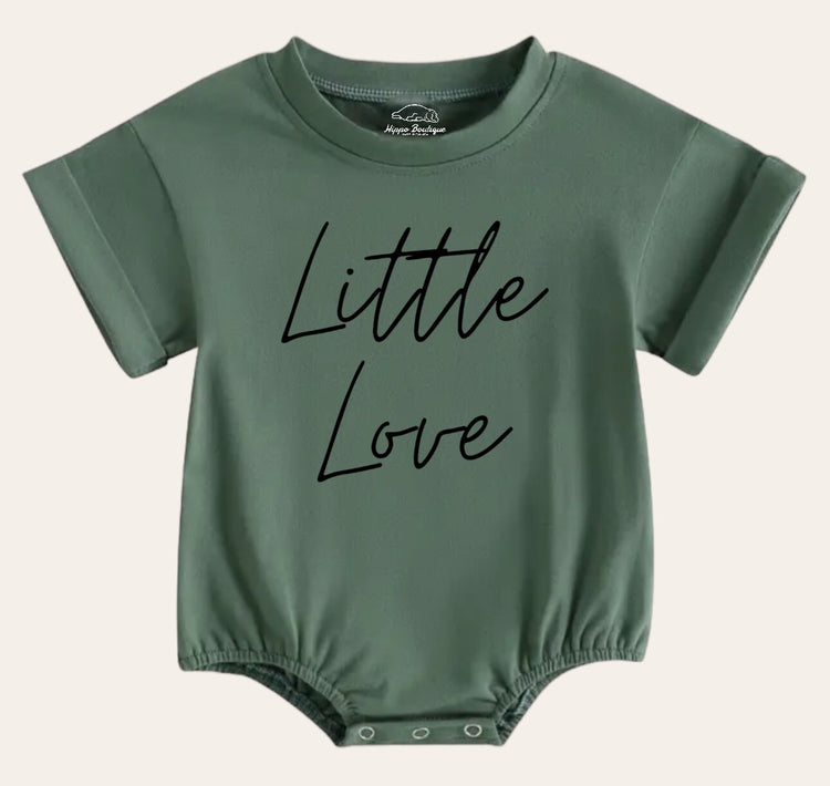 Little love Newborn baby and toddler ROMPER bodysuit, Crewneck, summer wear, cotton clothes SOFT , infant, baby girl gift / baby boy gift /