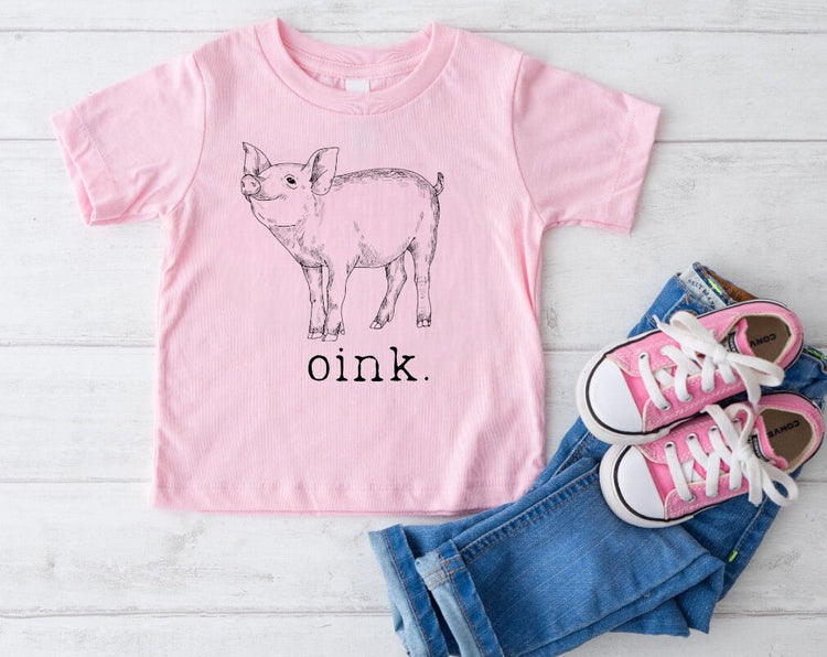 Baby & toddler pig tshirt / baby clothes / toddler shirt / baby girl / baby boy / baby shower / baby gift / baby western shirt / pig shirt