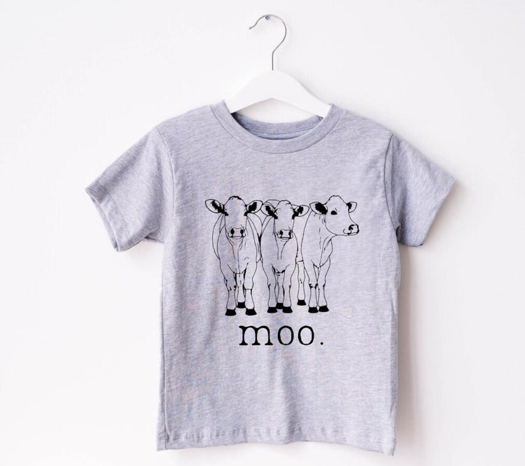 Baby toddler moo cow tshirt / baby clothes / toddler shirt / baby girl / baby boy / baby shower / baby gift / baby western shirt / cow shirt