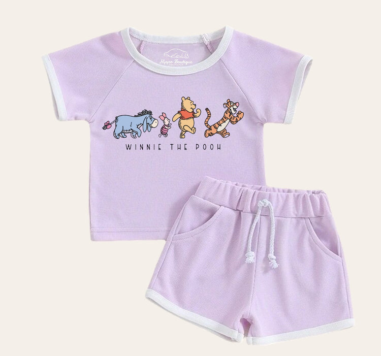 Baby & toddler Pooh Clothing set, outfit, shirt, shorts, baby girl , baby clothes, baby shower, gift, baby boy