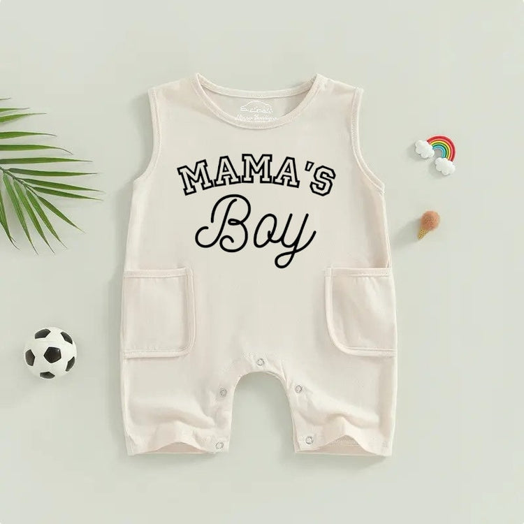 Mamas boy baby romper bodysuit, baby boy, baby boy gift, cotton clothes, infant, baby gift / newborn / new baby