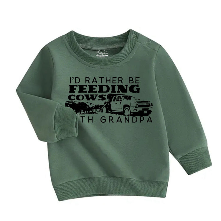 Baby & toddler farm sweatshirt / baby clothes / toddler shirt / baby girl / baby boy / baby shower / baby gift / baby western / baby cow