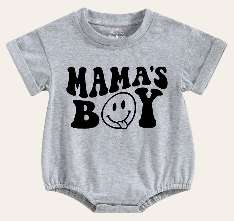 mamas boy Newborn baby and toddler ROMPER bodysuit, Crewneck, summer wear, cotton clothes SOFT , infant, baby girl gift / baby boy gift /