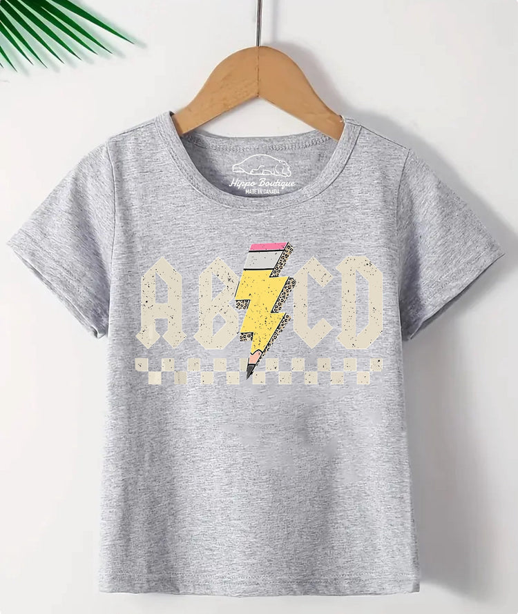 Abcd Baby & toddler tshirt / baby clothes / toddler shirt / baby girl / baby boy / baby shower / baby gift / baby daycare / school shirt