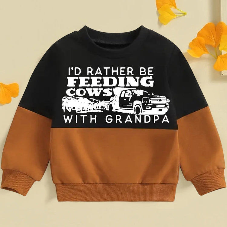 toddler and Baby cow farm sweatshirt | baby western | baby sweatshirt | newborn | Baby Gift | Baby Boy gift, baby girl gift, toddler western