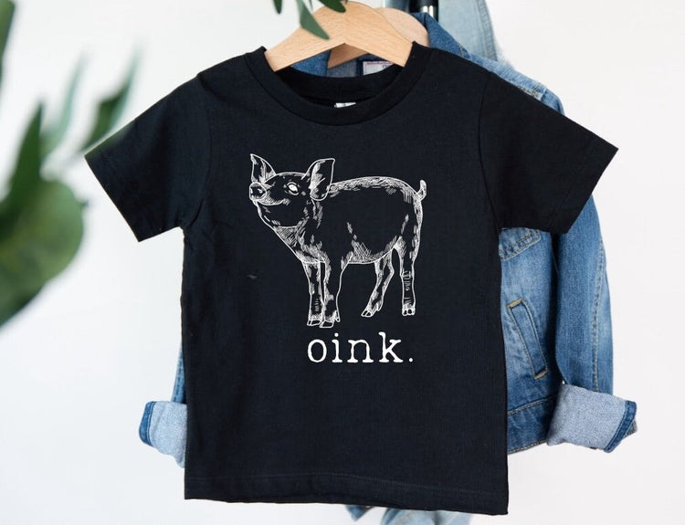Baby & toddler pig tshirt / baby clothes / toddler shirt / baby girl / baby boy / baby shower / baby gift / baby western shirt / pig shirt